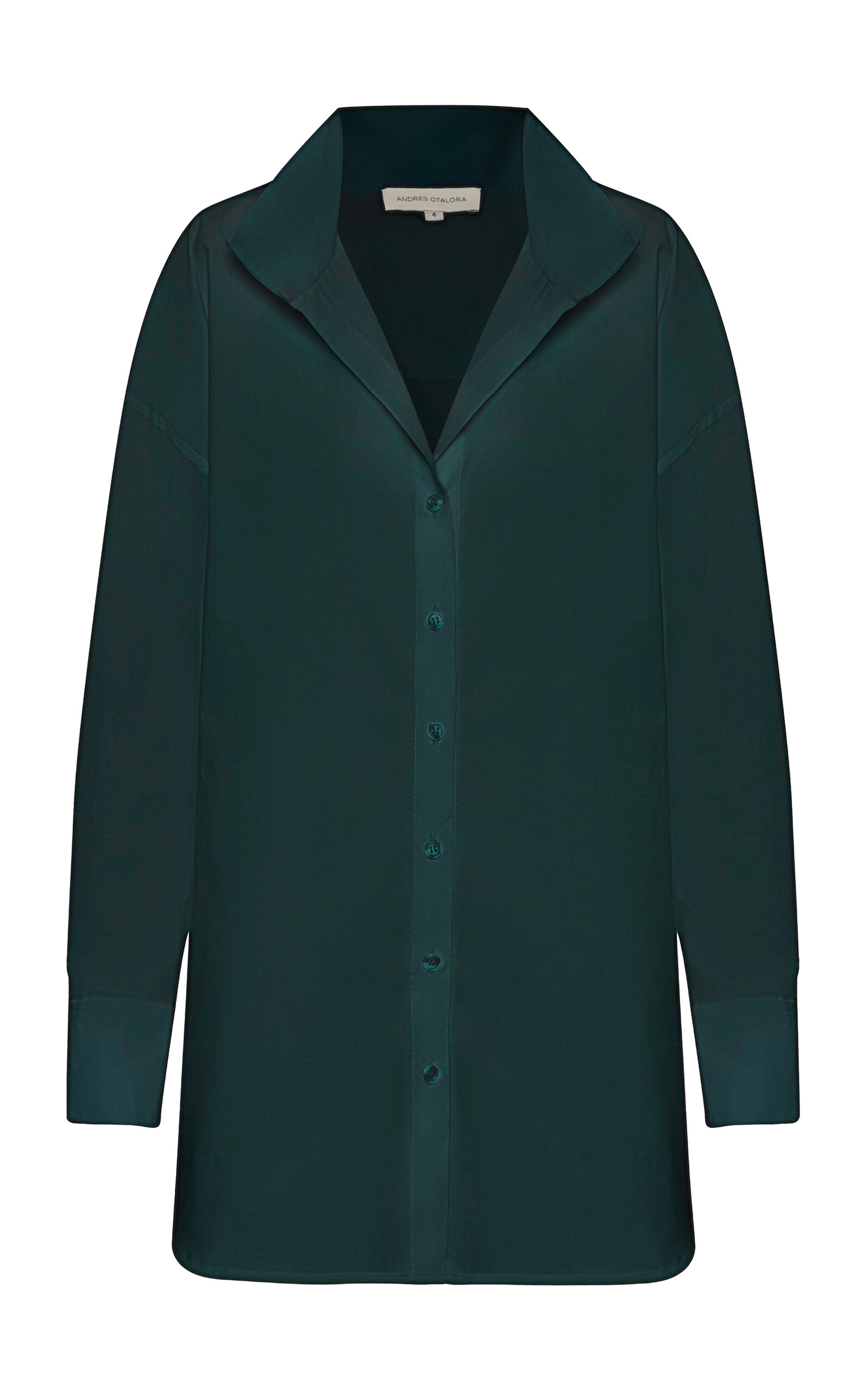 Un Tej Oversized Printed Cotton-Poplin Shirt - Moda Operandi