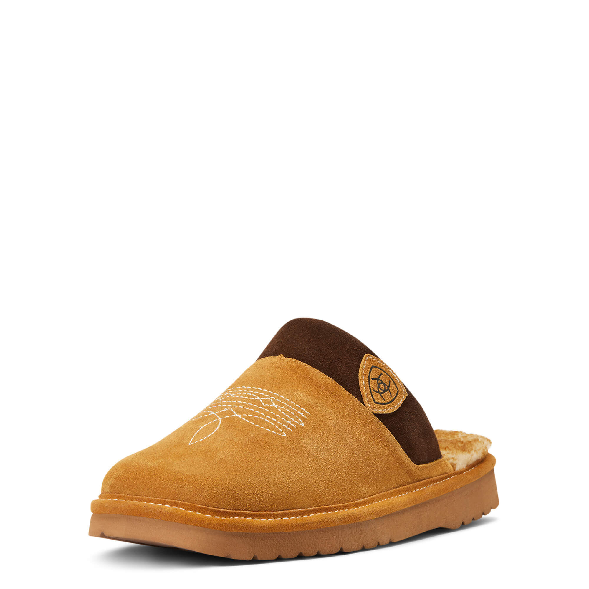 Men's Silversmith Square Toe Slipper Shoes in Chestnut, D Medium Width, Size 10, by
