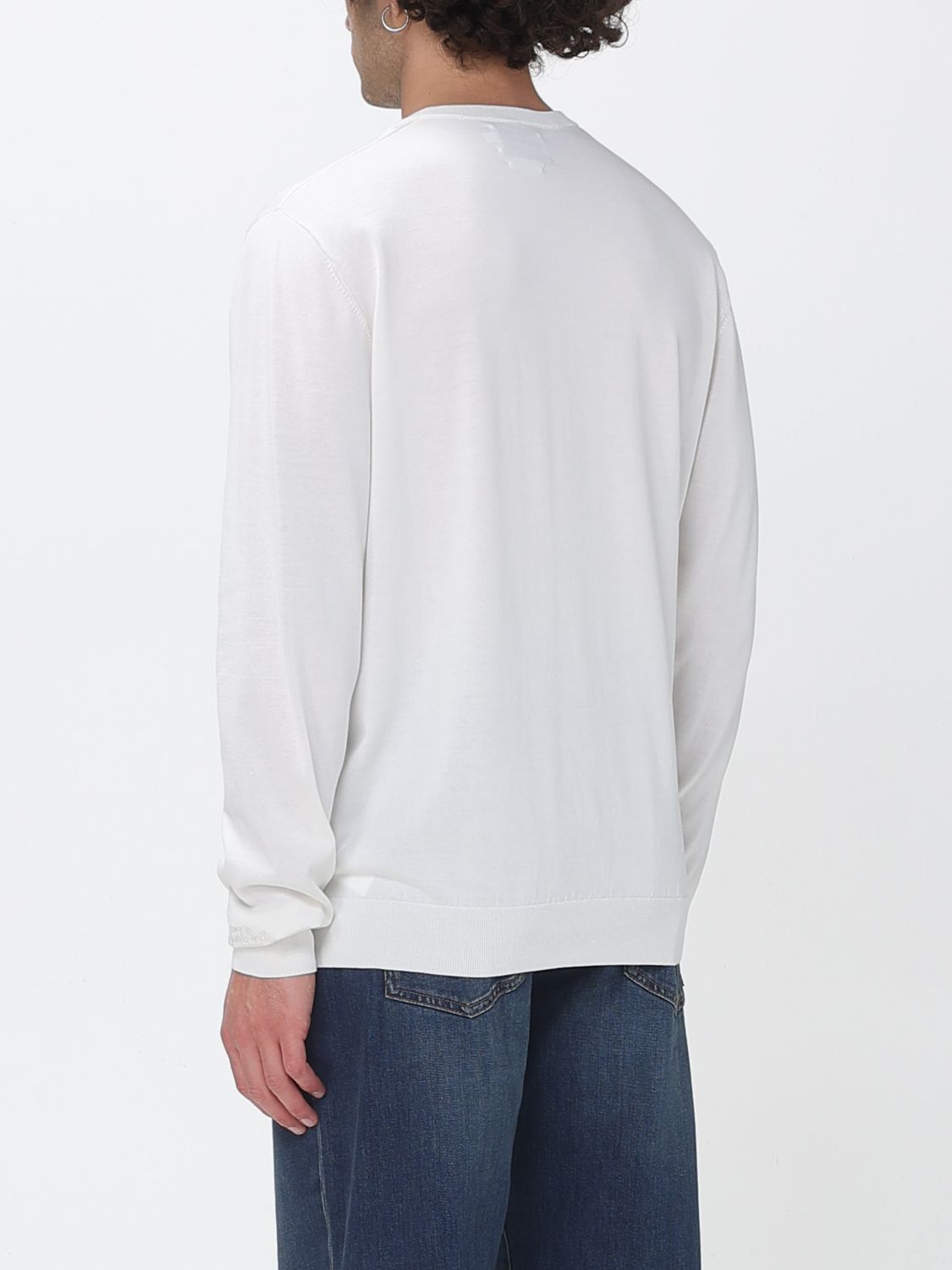 Sweater Men color Yellow Cream