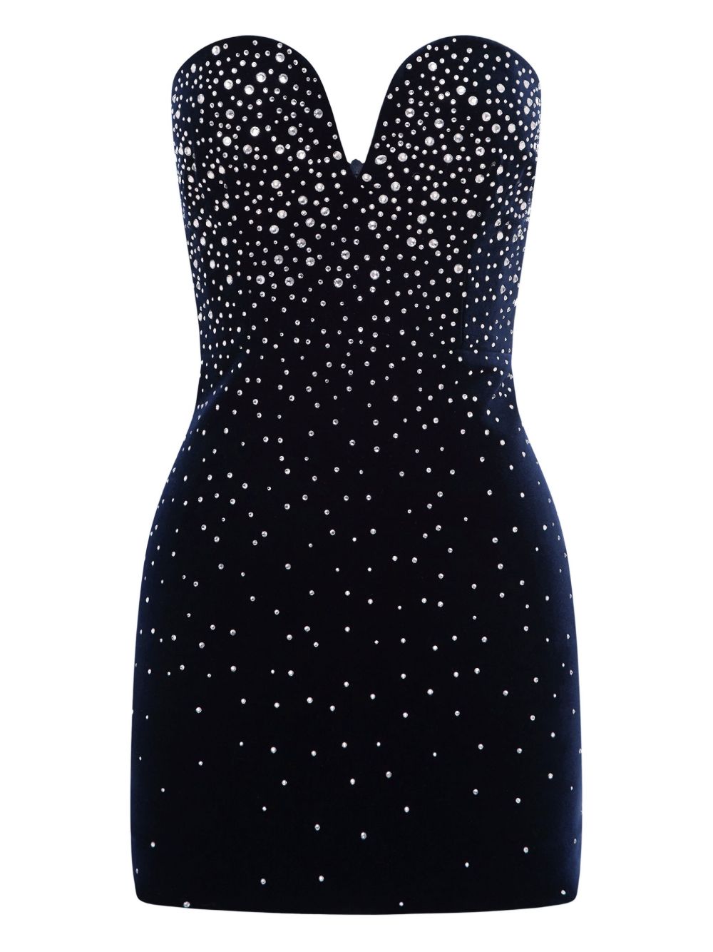 Alex Perry crystal-embellished mini dress - Blue