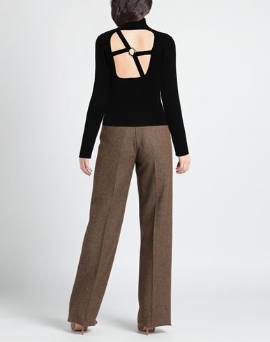 Woman Turtleneck Black Size 4 Viscose, Polyester