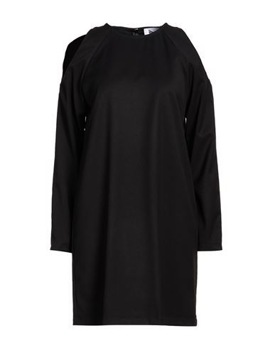 Woman Mini dress Black Size S Polyester, Viscose, Elastane
