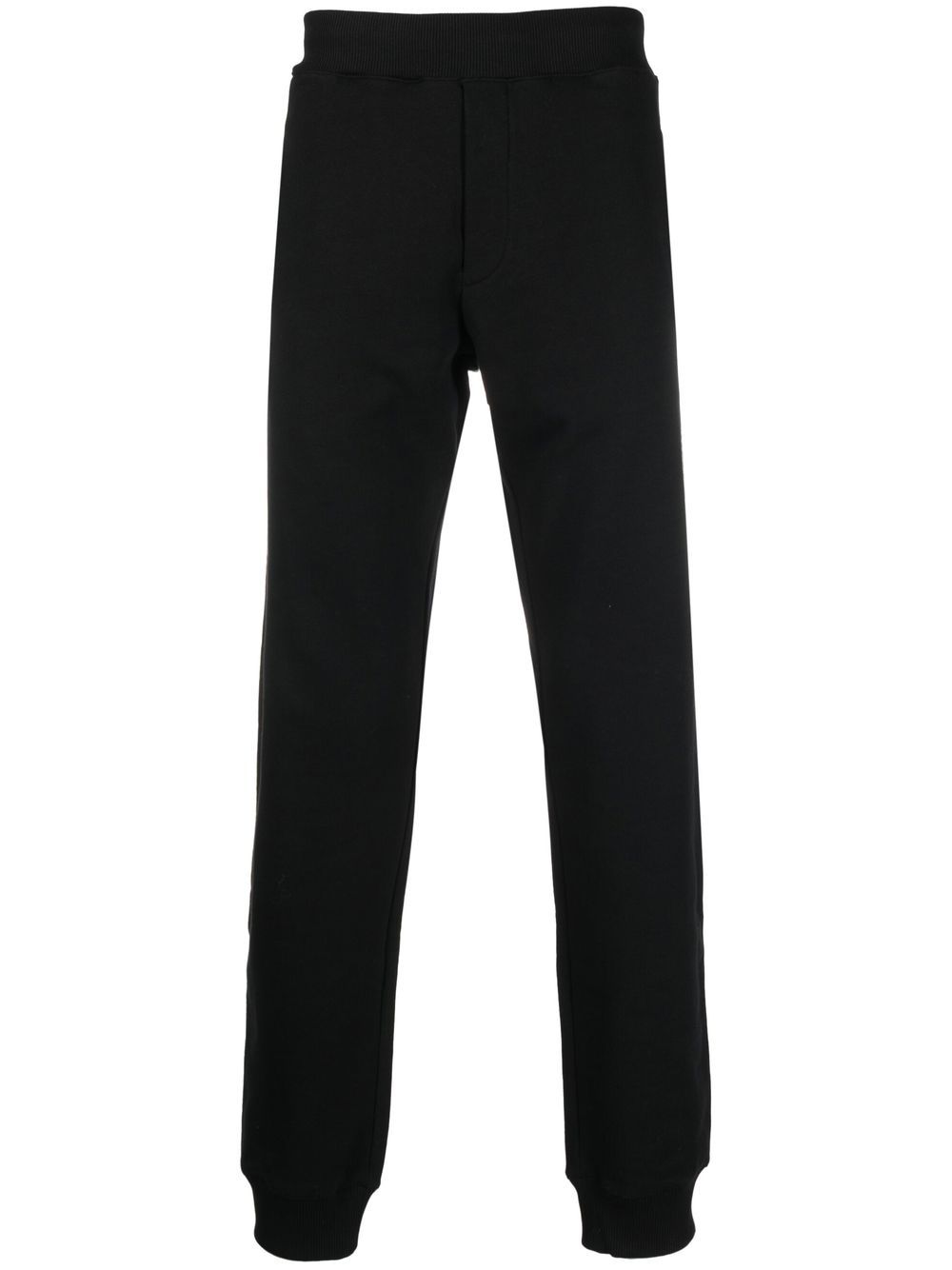 Logo-print cotton track pants - Black