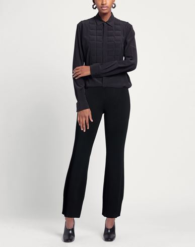 Woman Pants Black Size 8 Merino Wool, Acrylic