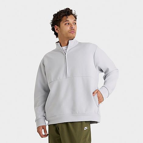 Men's 24.7 ImpossiblySoft Dri-FIT Half-Zip Top in Grey Fog/Light Smoke Grey