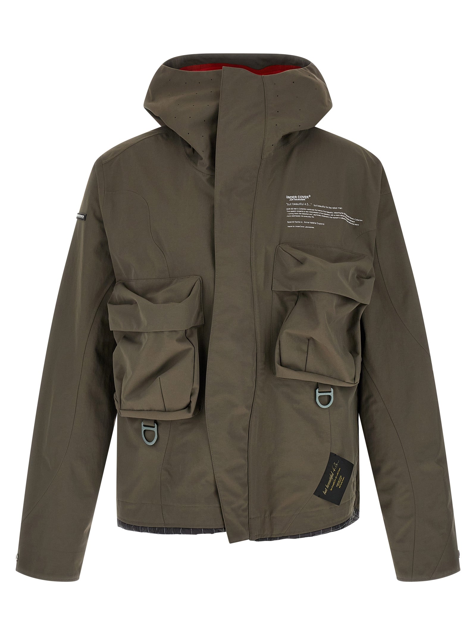 Technical Nylon Parka — Gray