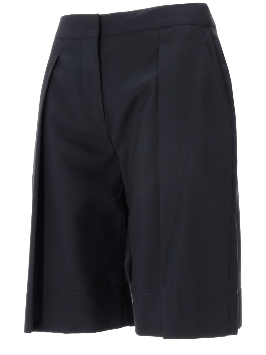 Blue Solid Short