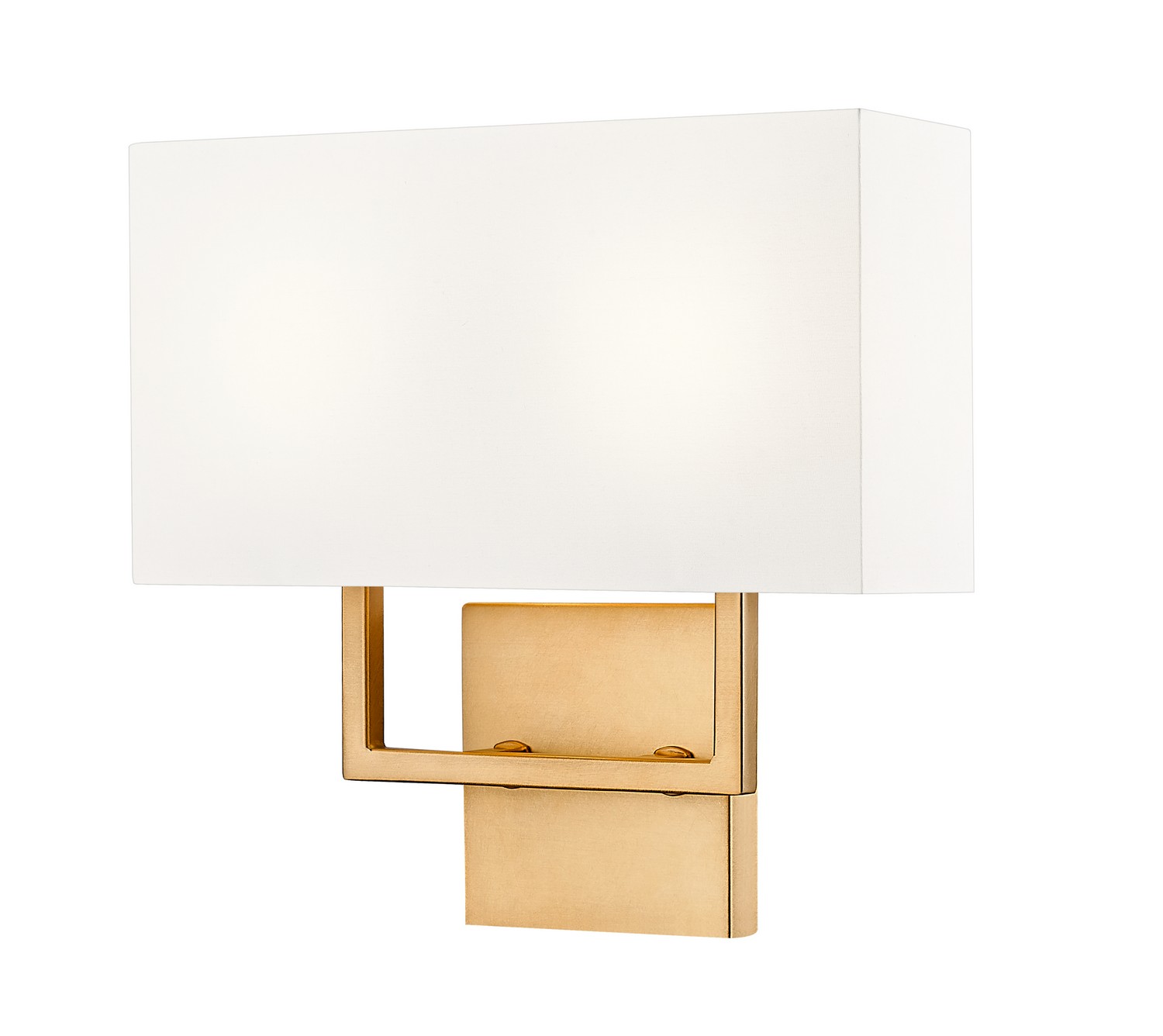 Rubbed Brass Wall Sconce from the Saxon Collection