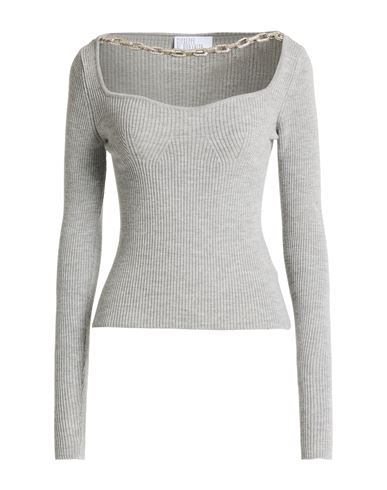 Woman Sweater Light grey Size S Virgin Wool, Elastane