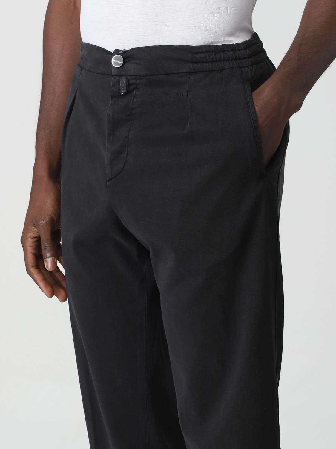 Pants Men color Black