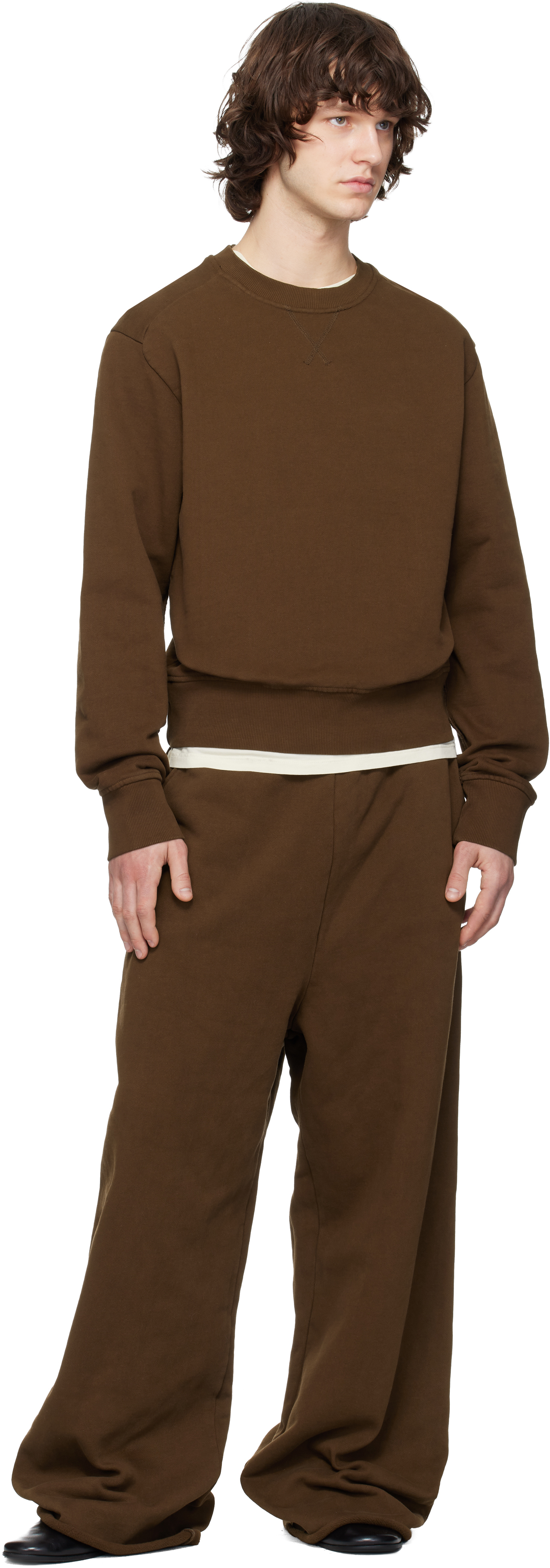 Brown Pod Crew Sweatshirt