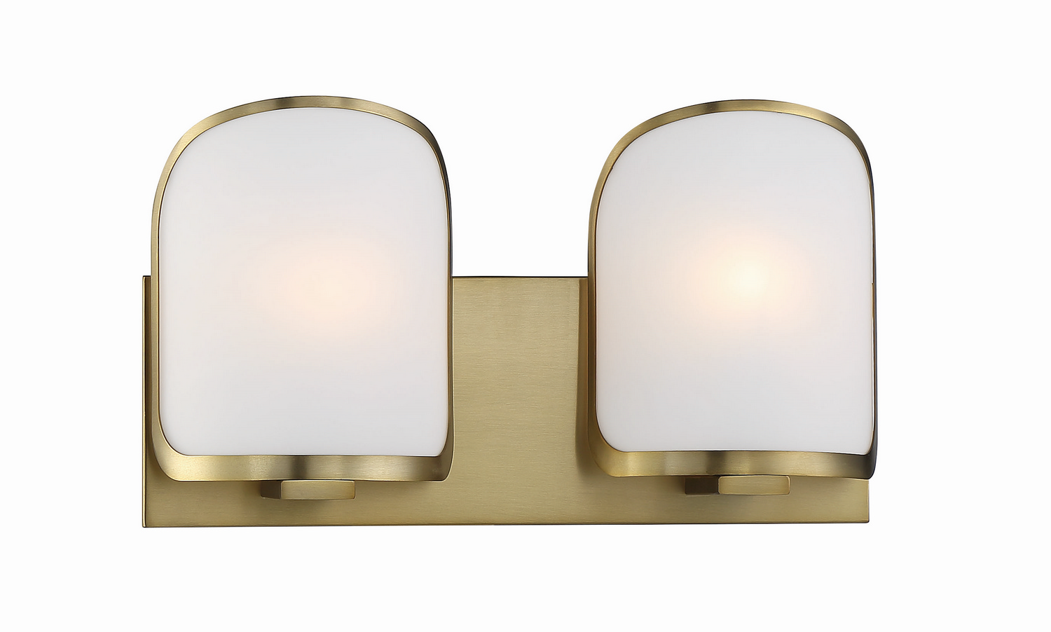 Soft Brass Bathroom Vanity Light from the Bishop Crossing Bath Collection
