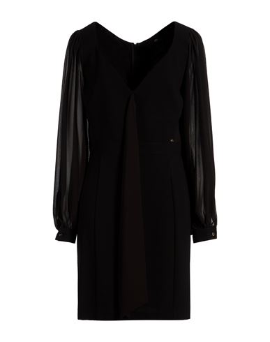 Woman Mini dress Black Size 8 Polyester