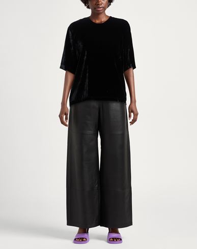 Woman Top Black Size 10 Polyester