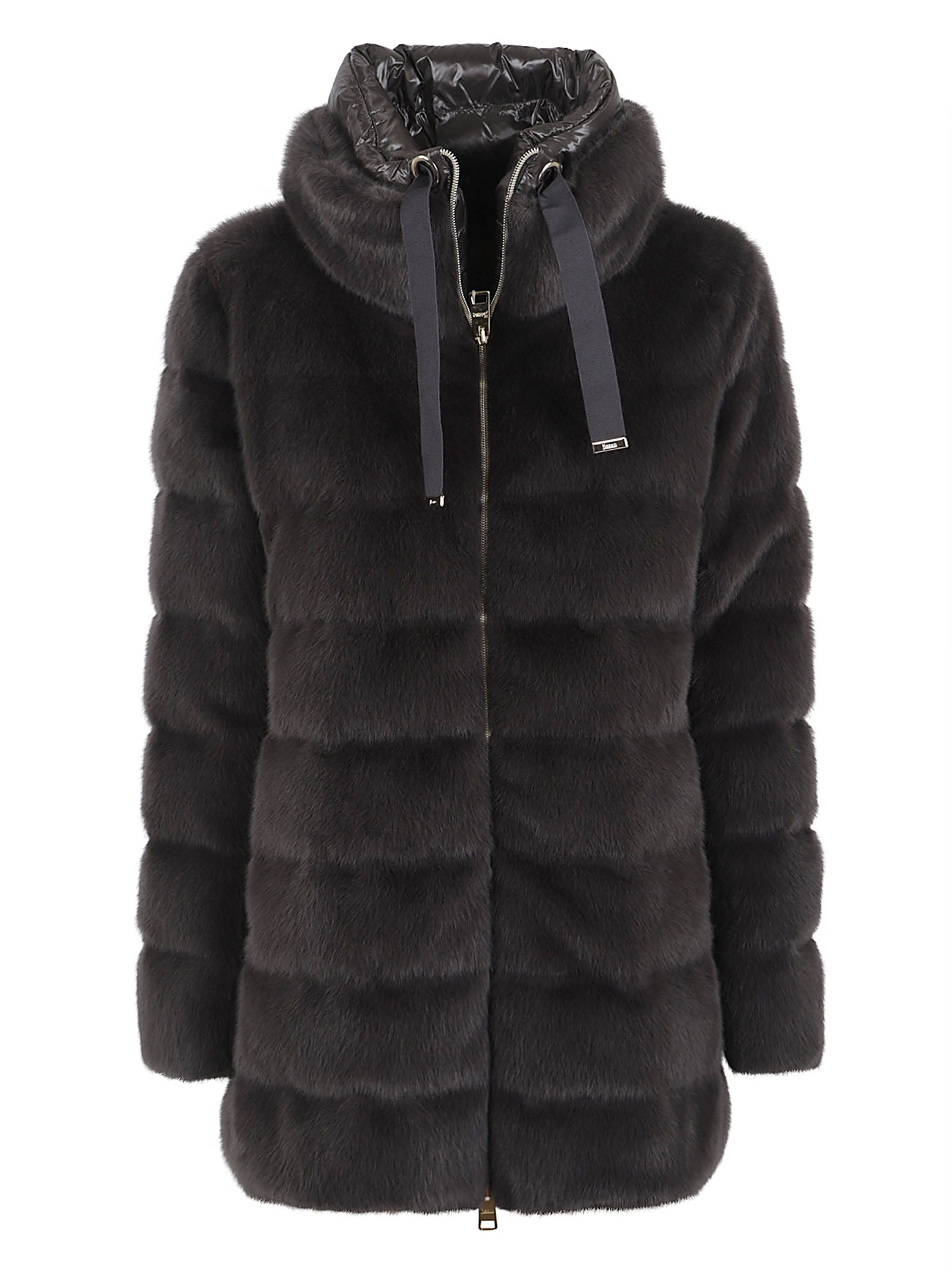 Grey Quilted Jacket