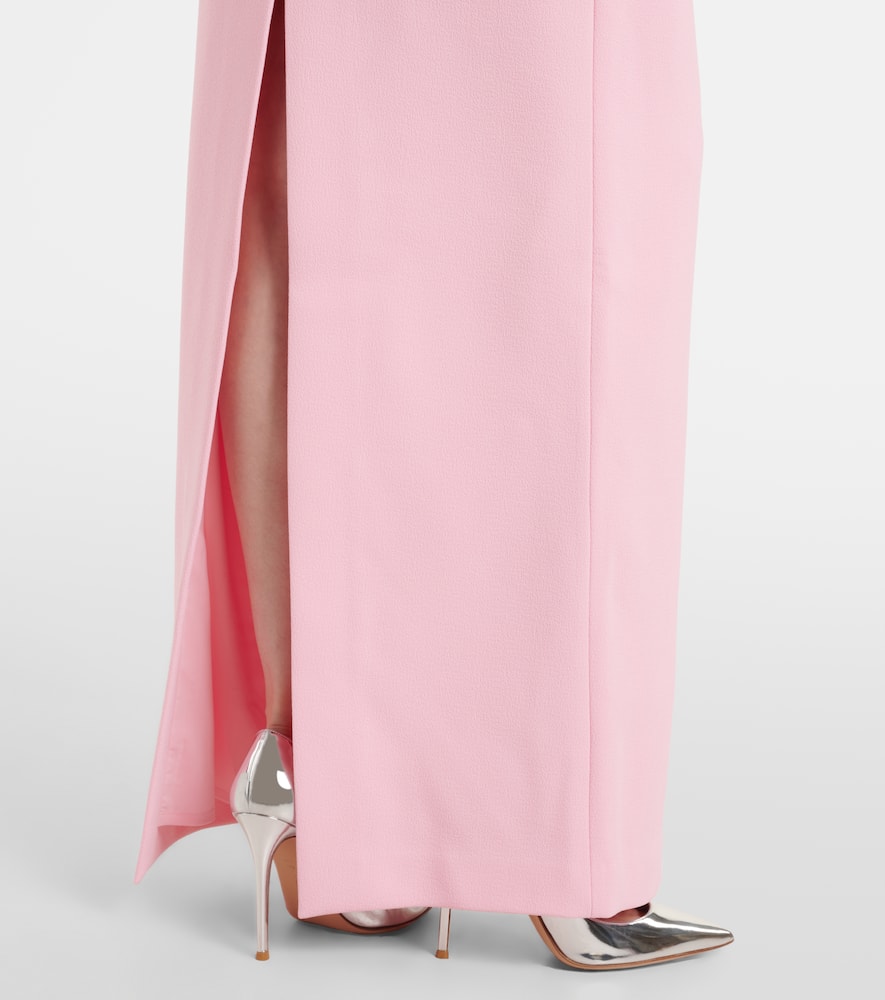 Rebecca Vallance Isabella asymmetric crepe gown