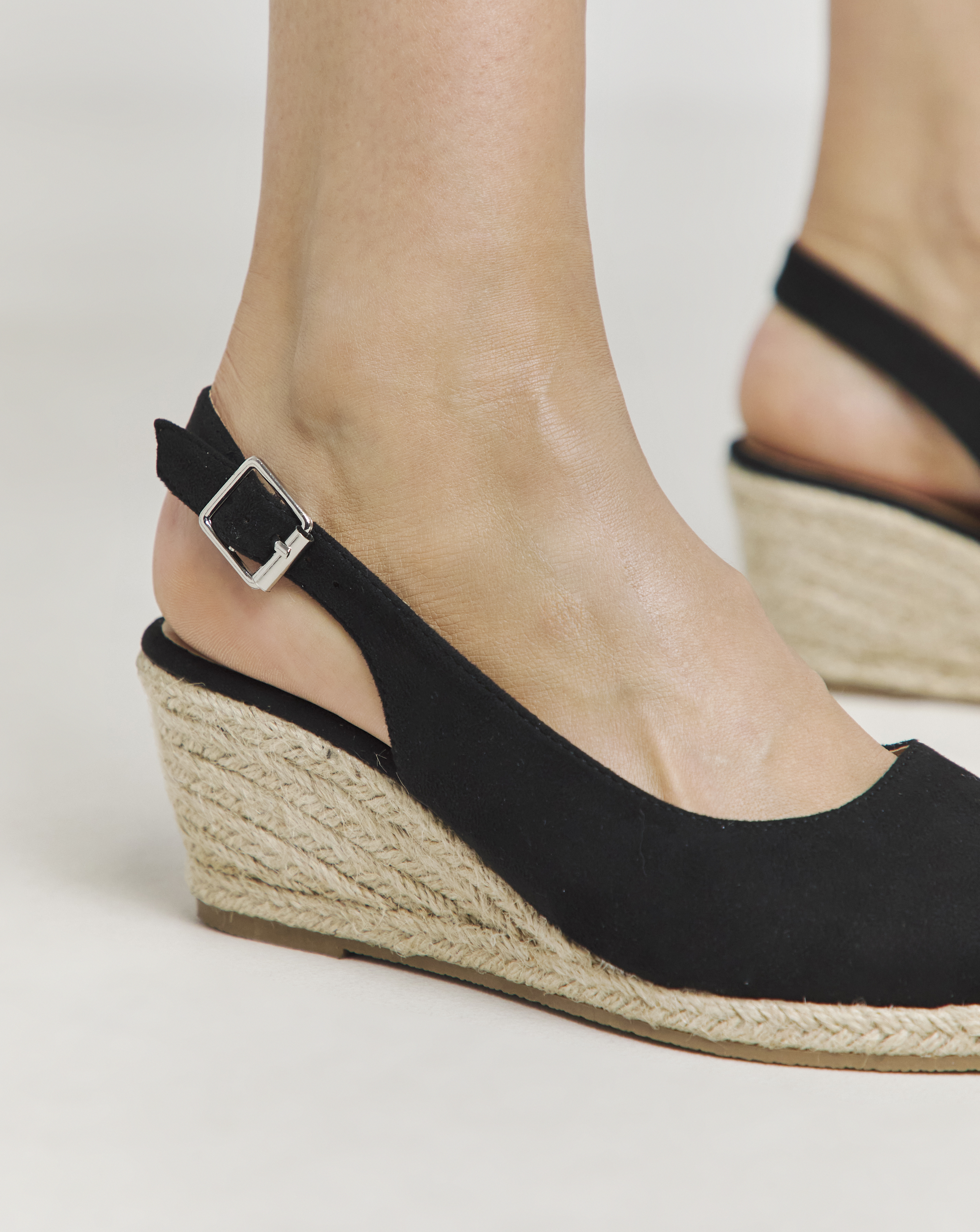 Slingback Wedge Espadrilles EEEEE Fit