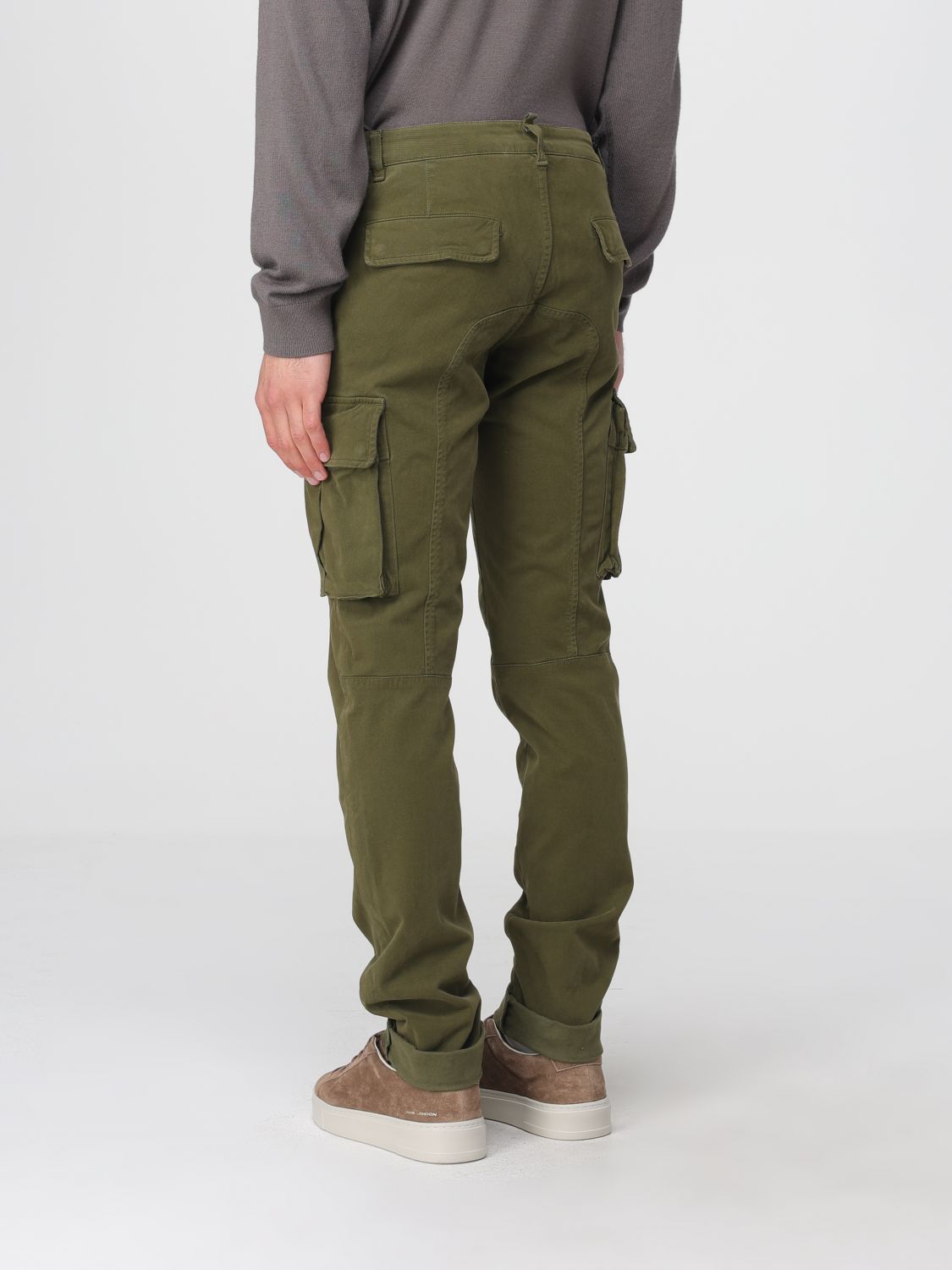 Pants Men color Green