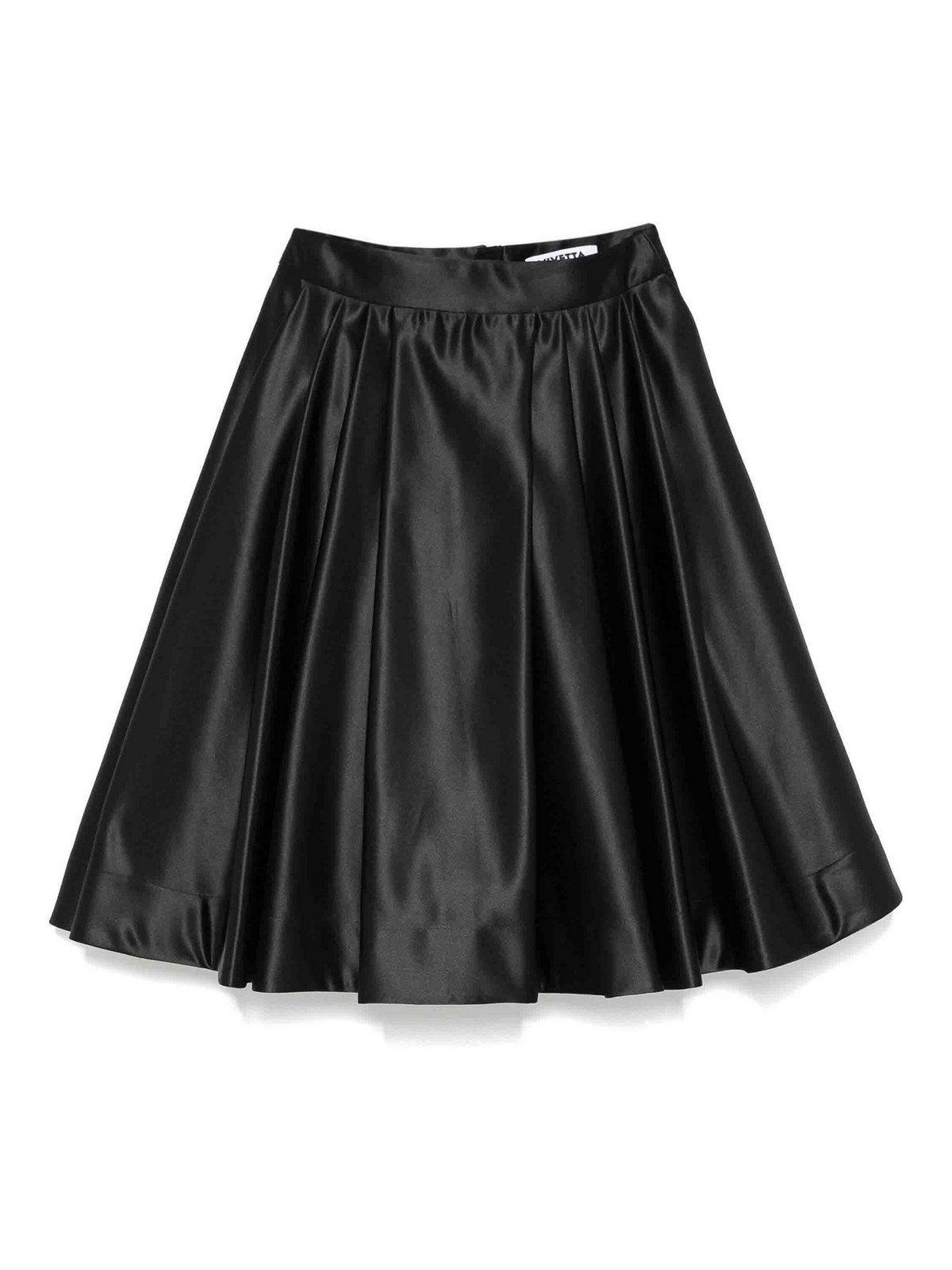 Black Ruota Midi Skirt