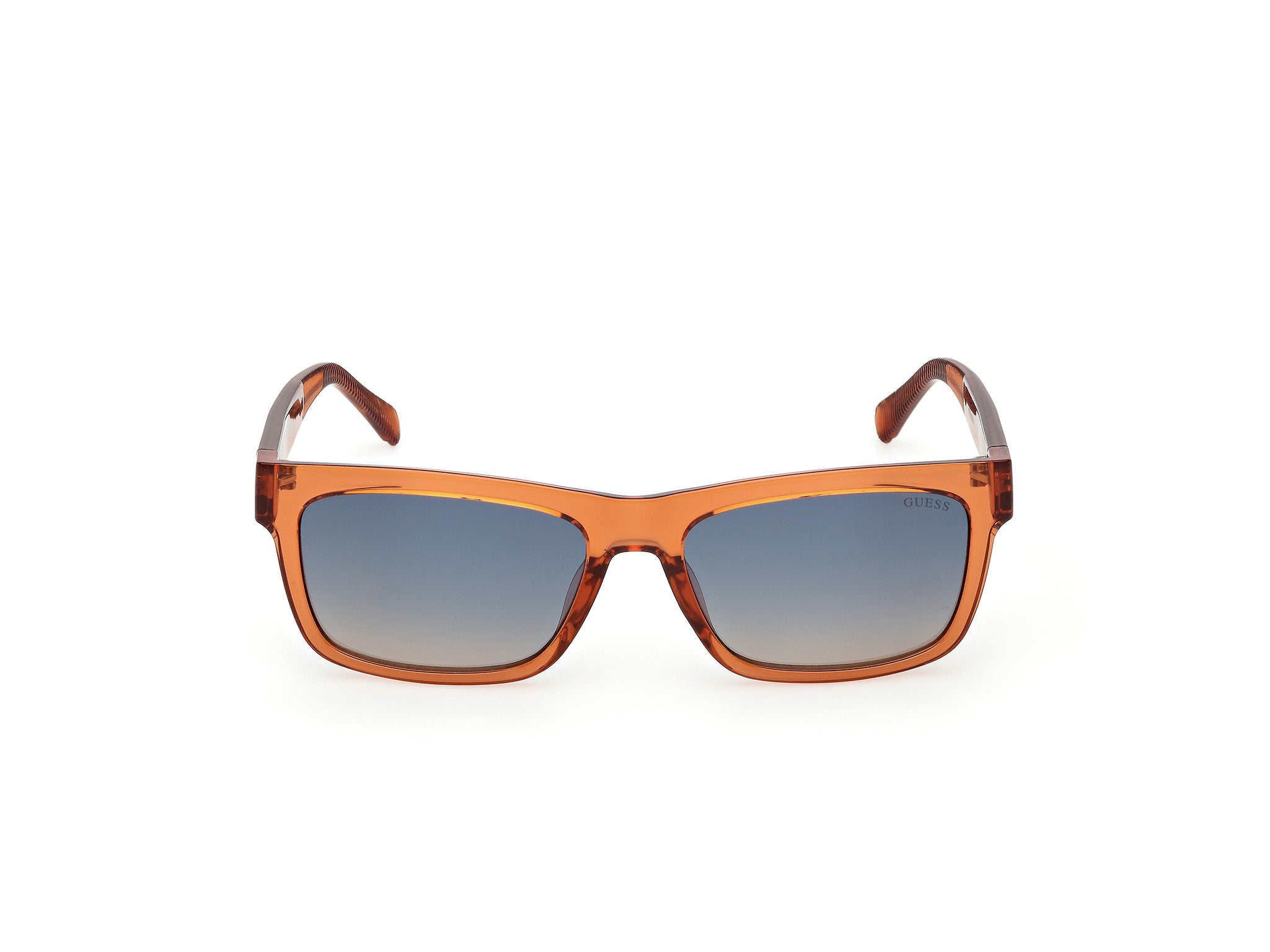 Guess Hombre Guess GU00221 42X Gafas de sol Inyectado Naranja Azul Cuadrada Norma