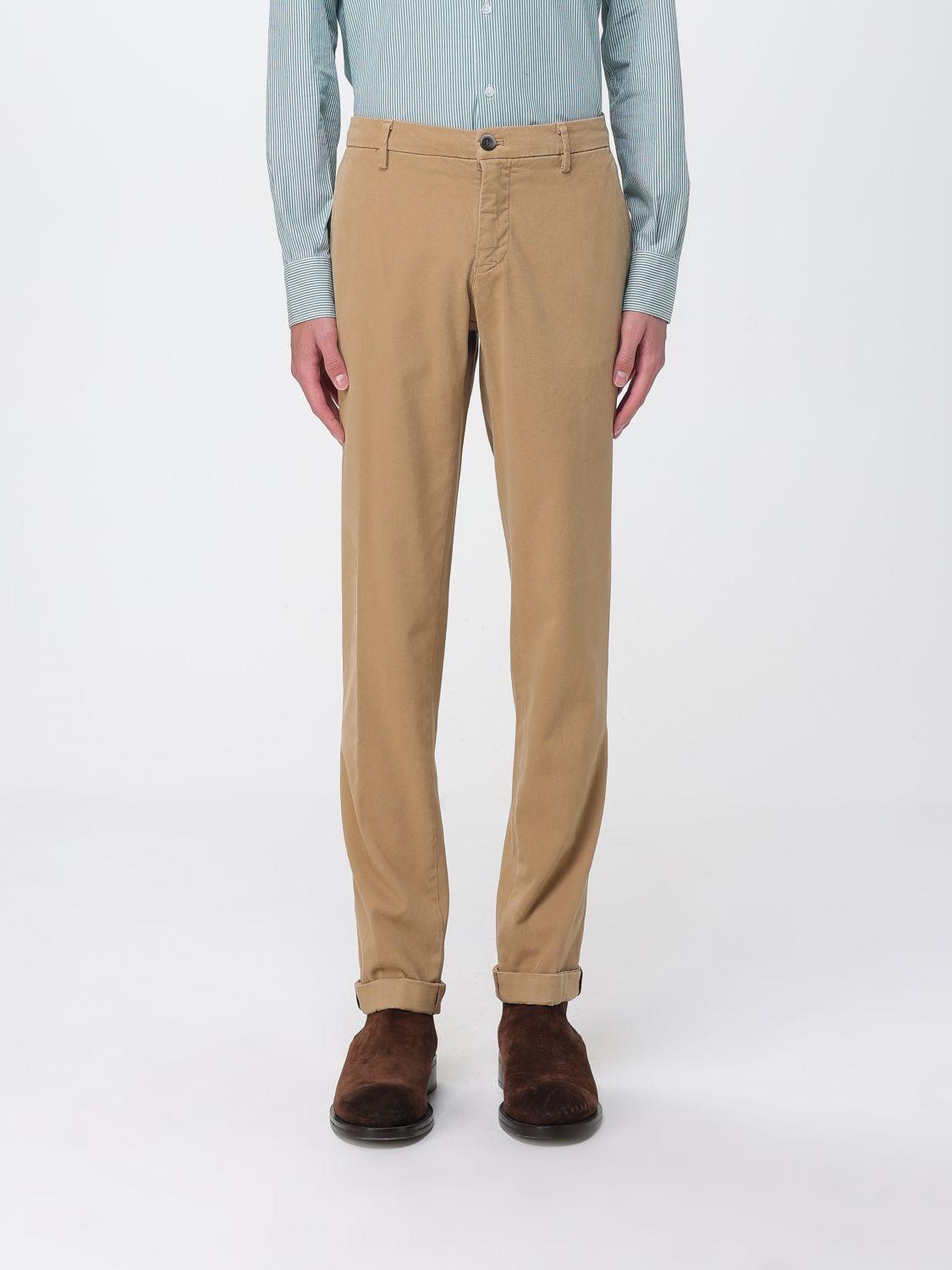 Pants Men color Beige