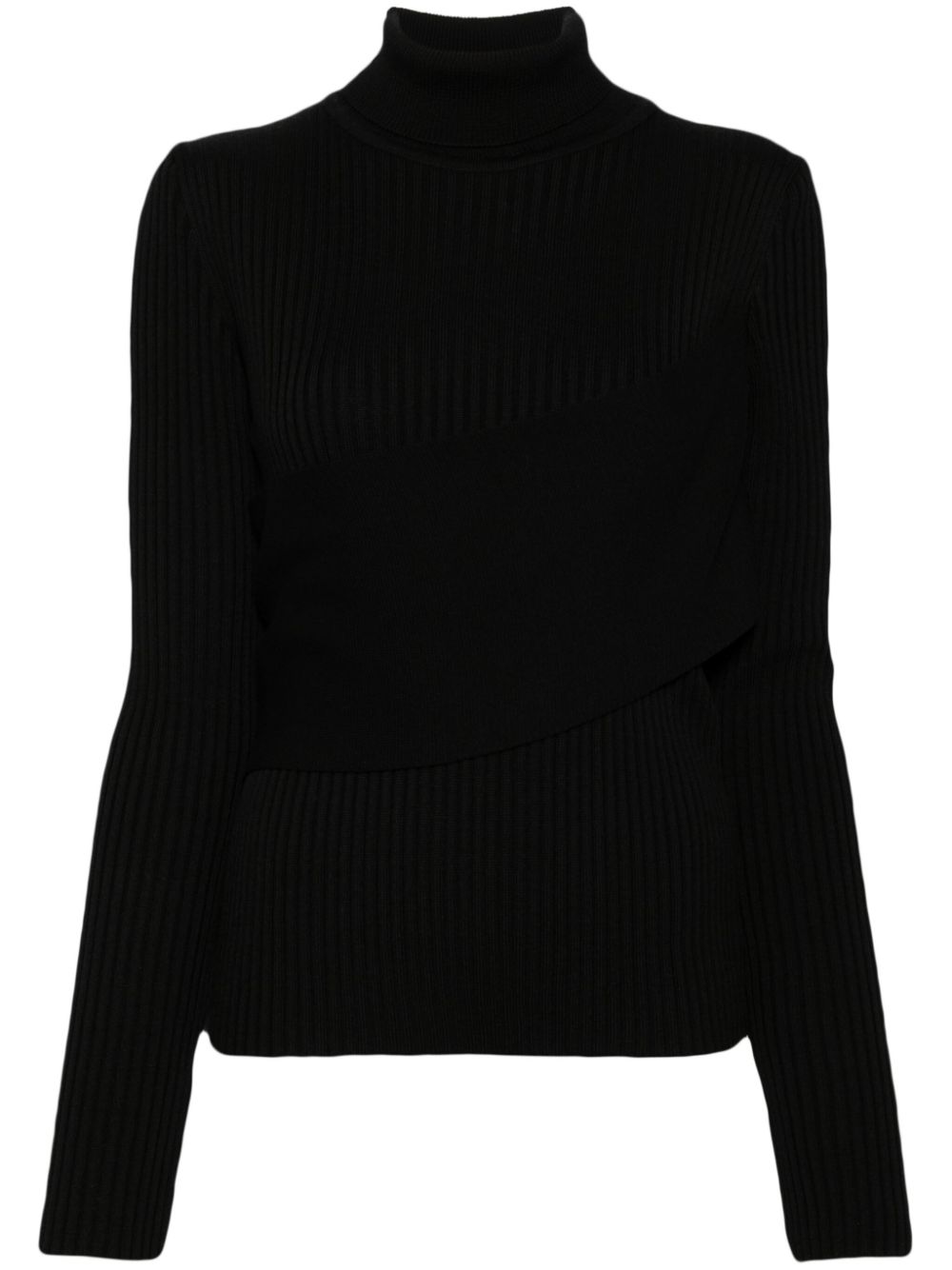 Crossed jumper - Black