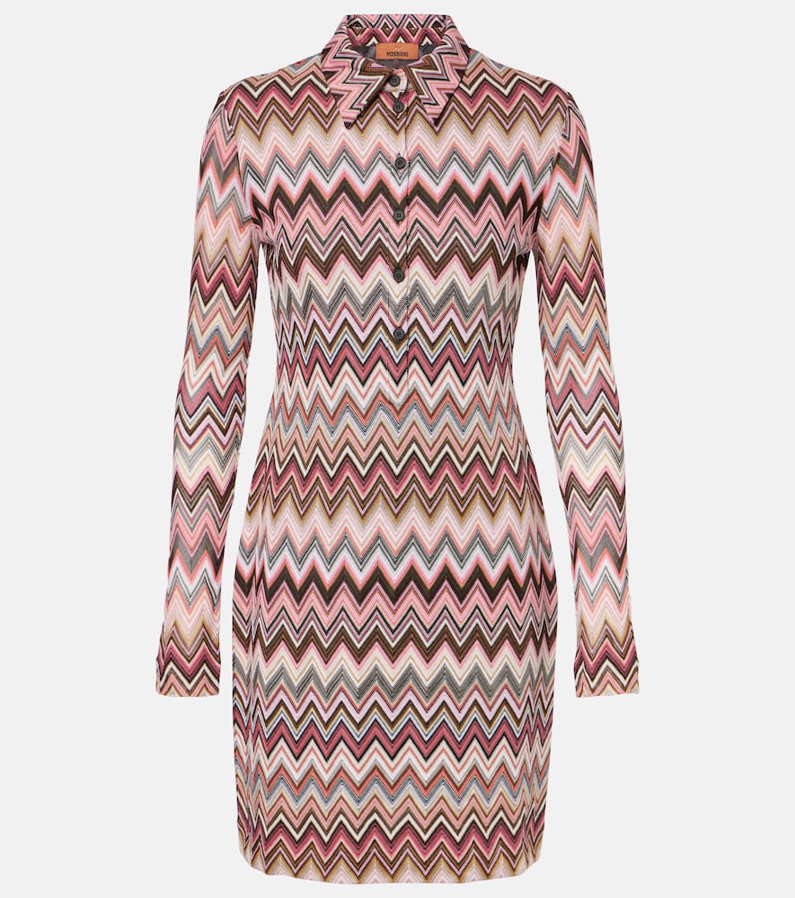 Cotton-blend minidress
