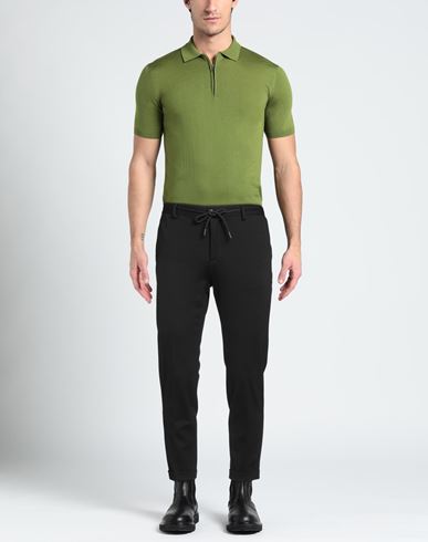Man Pants Black Size 40 Wool, Viscose, Elastane