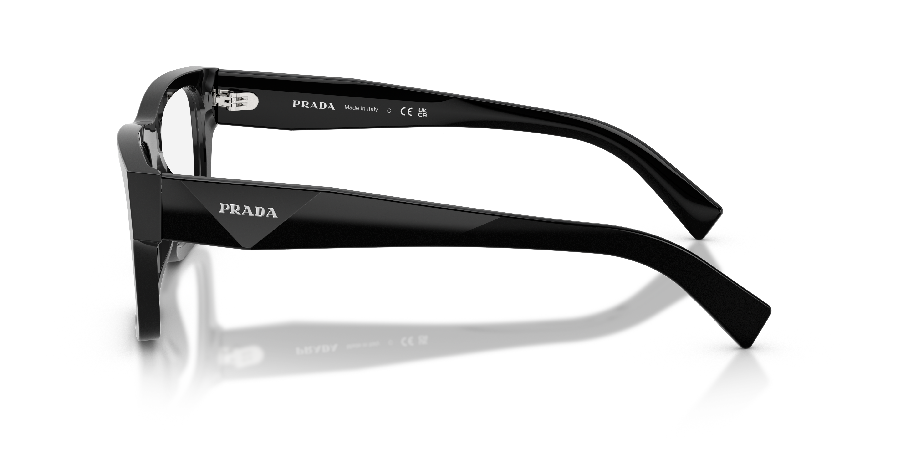 Prada Man Prada PR C01V 16K1O1 Optical frames Acetate Black Pillow Norma
