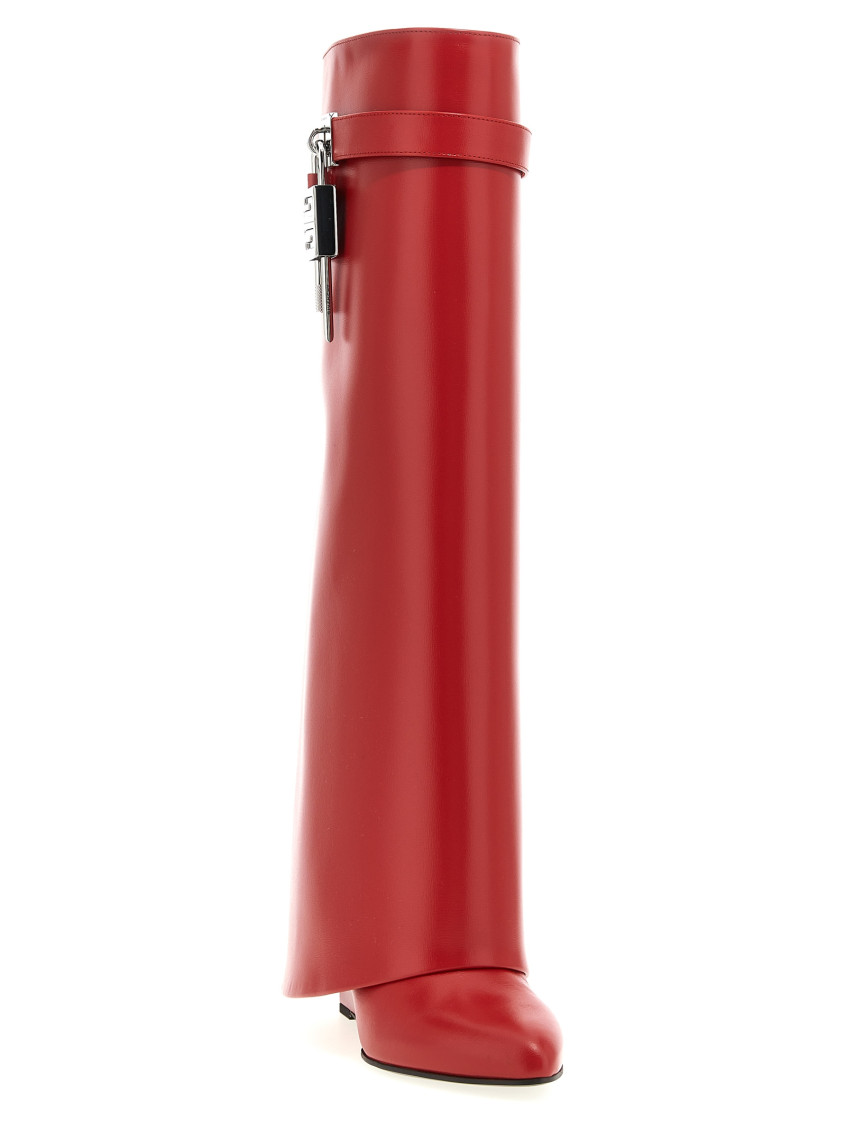 Red Shark Lock Boots