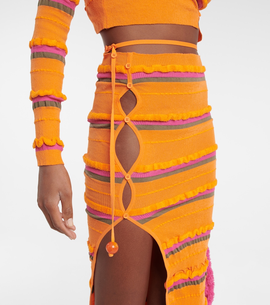 La Jupe Maille Concha midi skirt