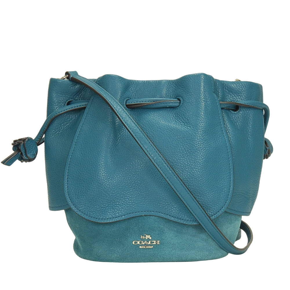 Leather Suede Shoulder Bag