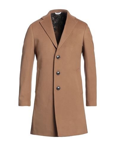 Alessandro Gilles Man Coat Camel Size 44 Wool, Polyester, Cashmere
