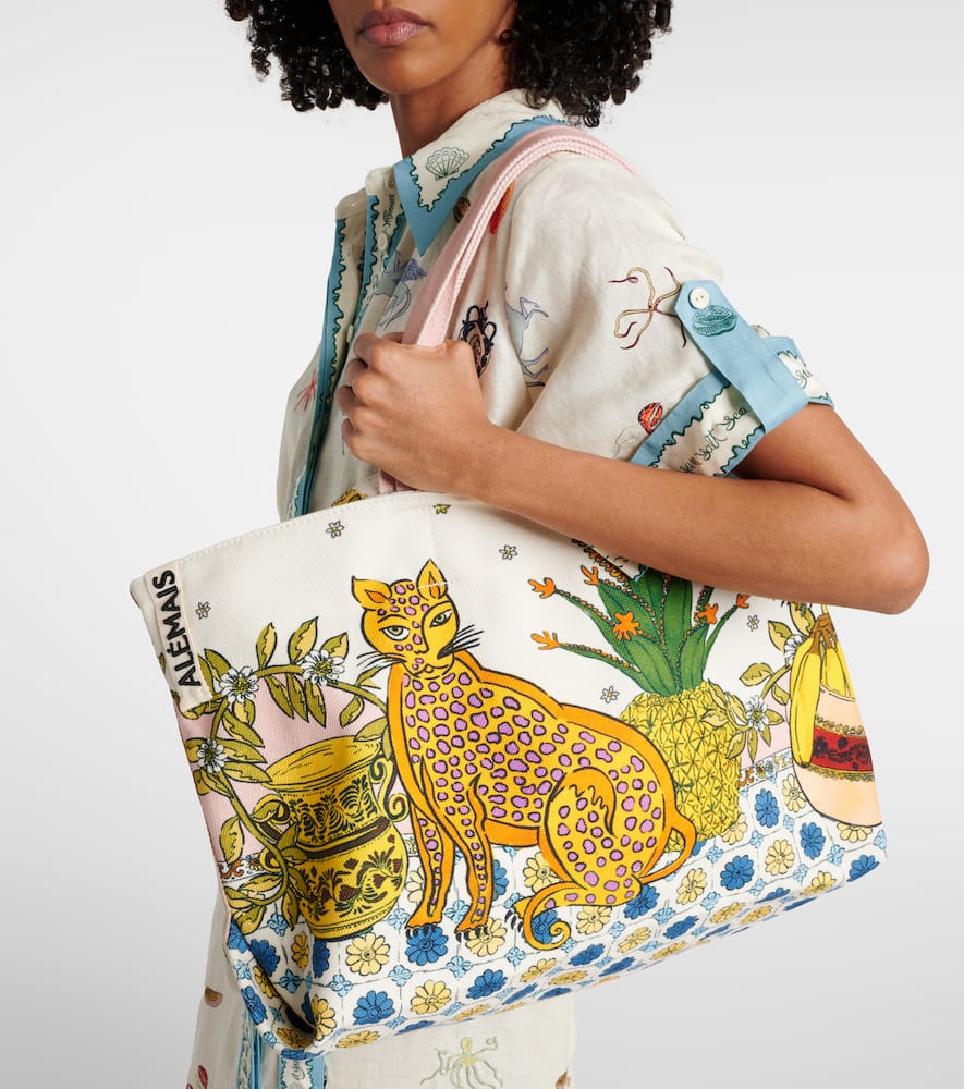 Alémais Hazel Large canvas tote bag