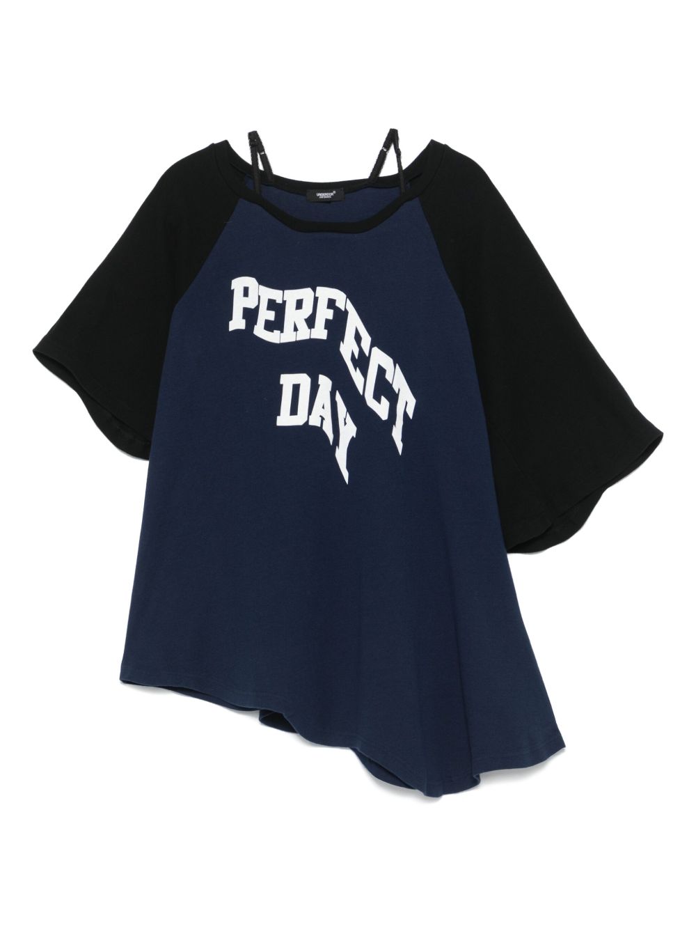 Asymmetric T-shirt - Blue