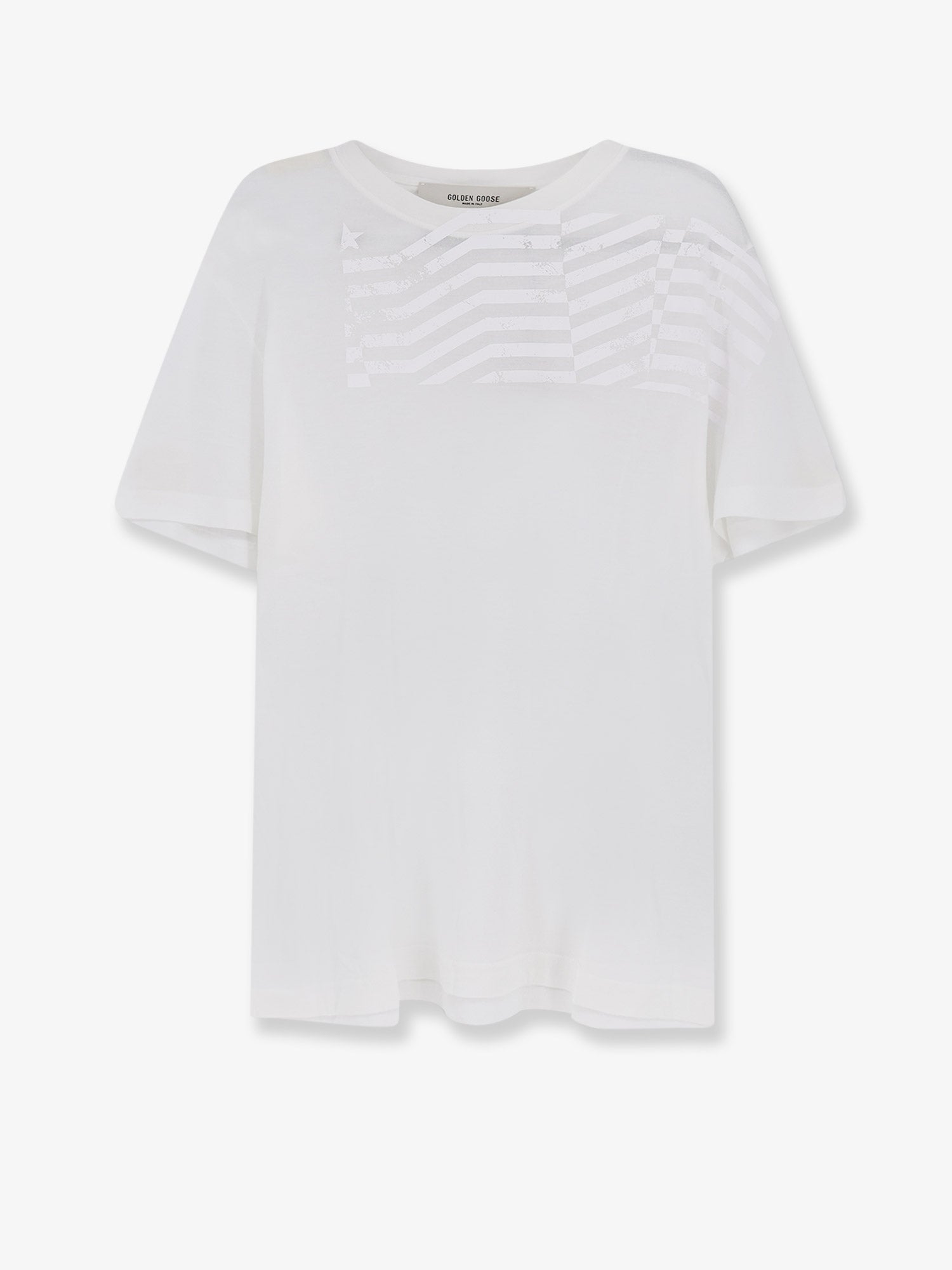 Lyocell Crew Neck T-Shirt — White