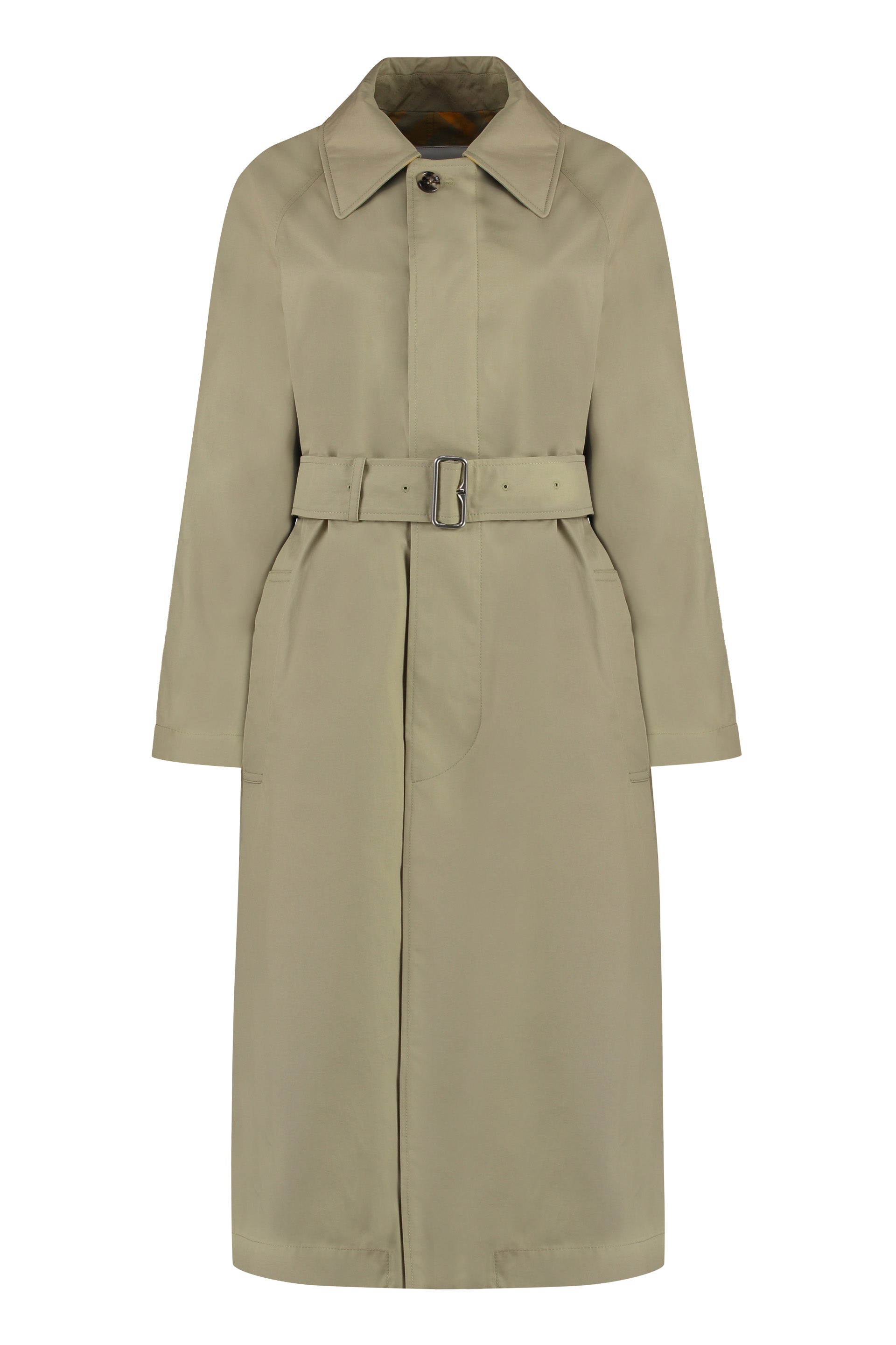 Checked Reversible Trench-coat