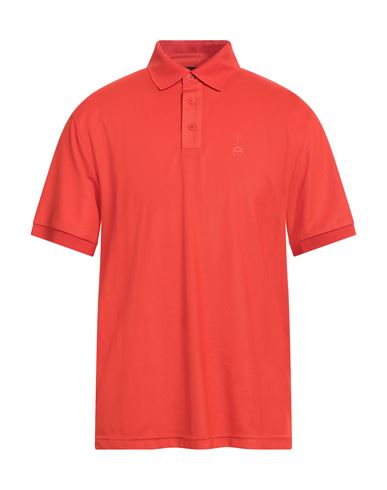 Man Polo shirt Orange Size XS Polyester