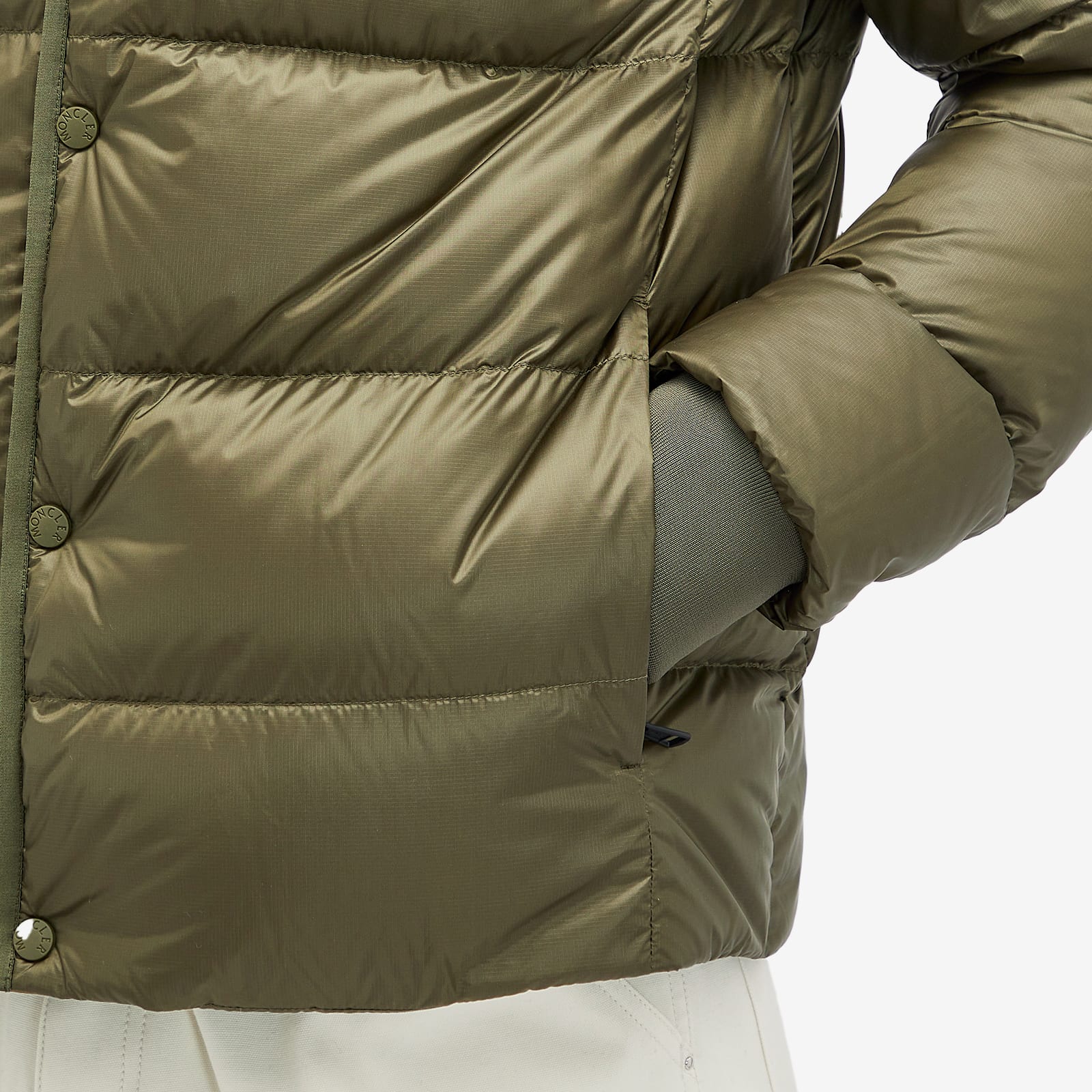 Men's Bazena Micro Rip Stop Bomber Jacket in Olive