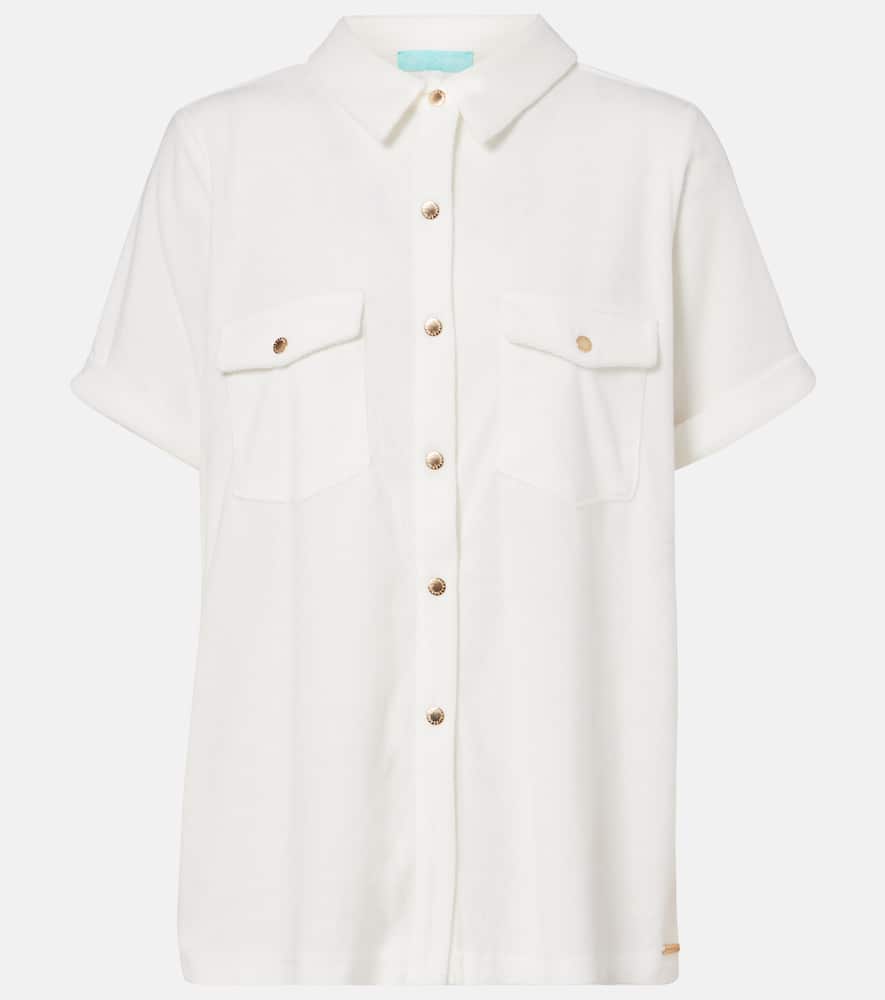 Tori cotton-blend shirt
