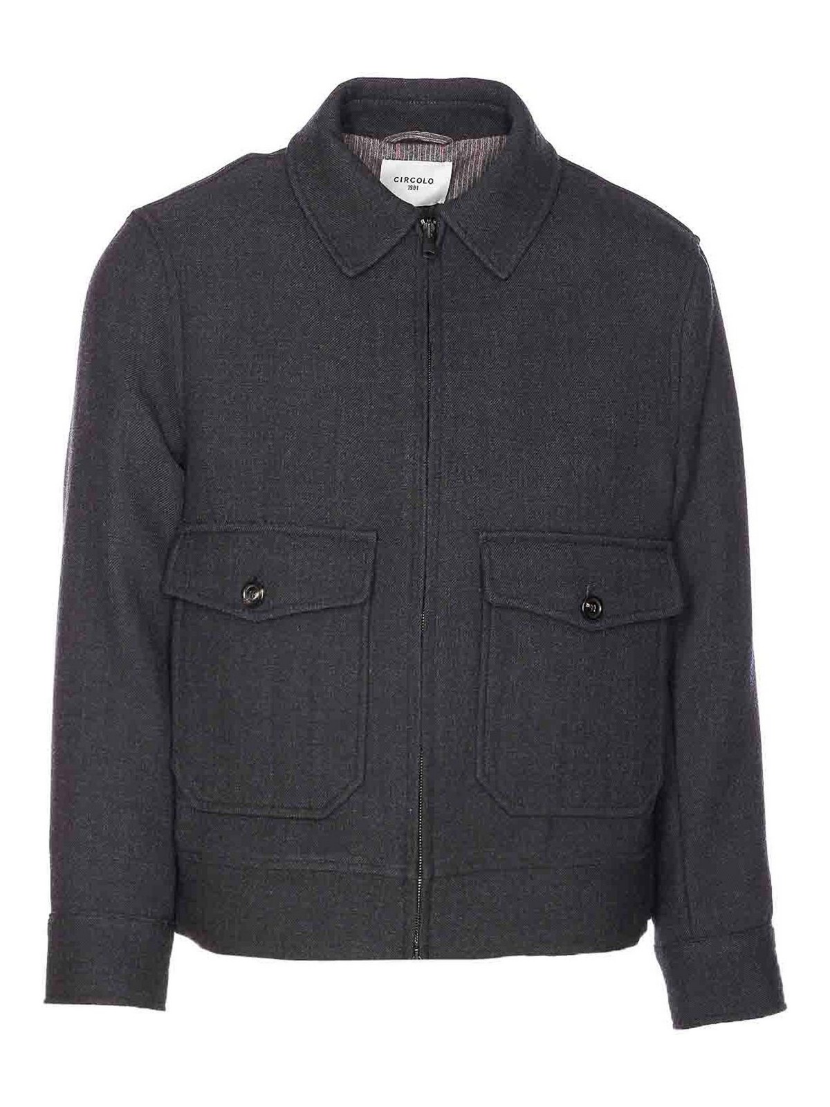 Grey Zip Jacket