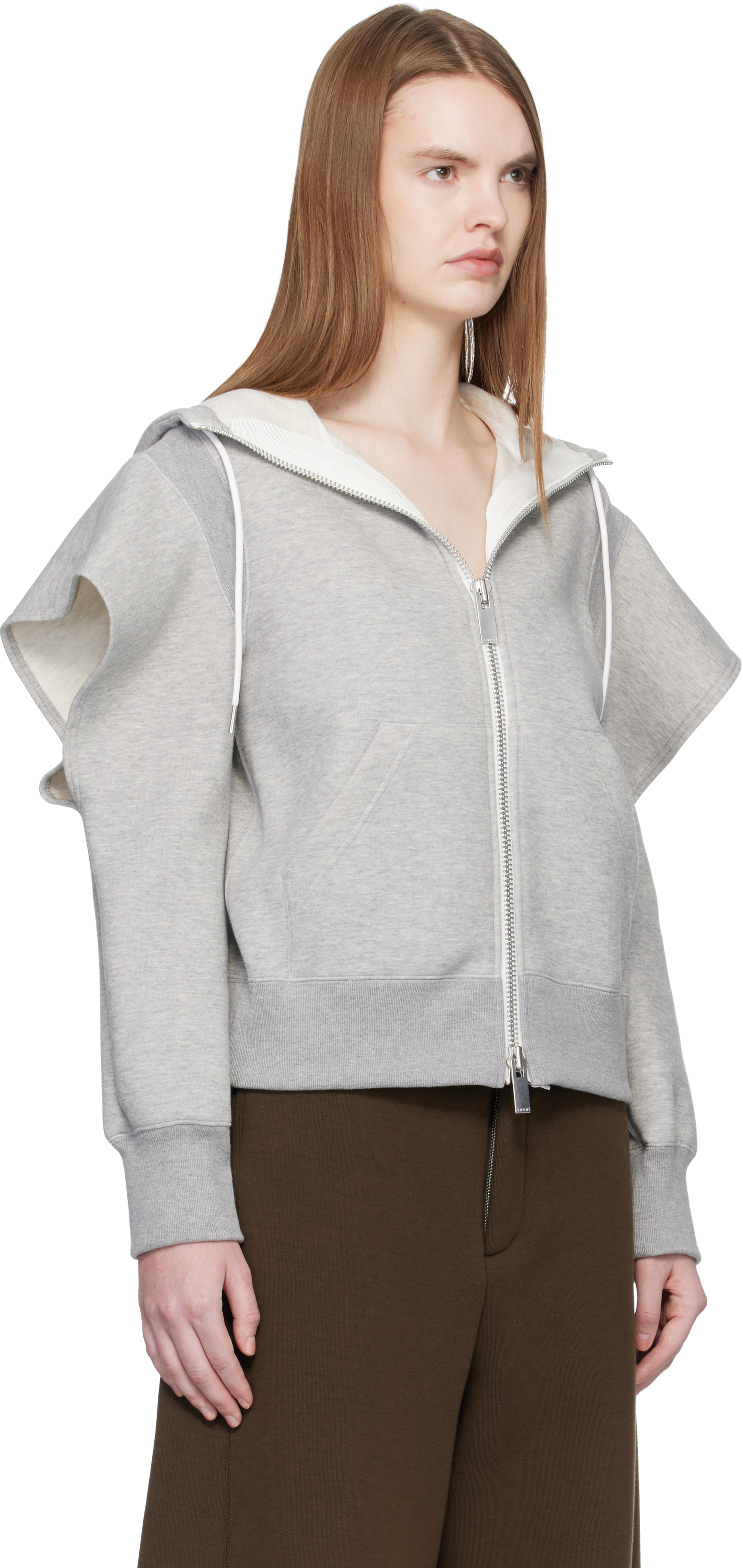 Gray Sponge Sweat Hoodie
