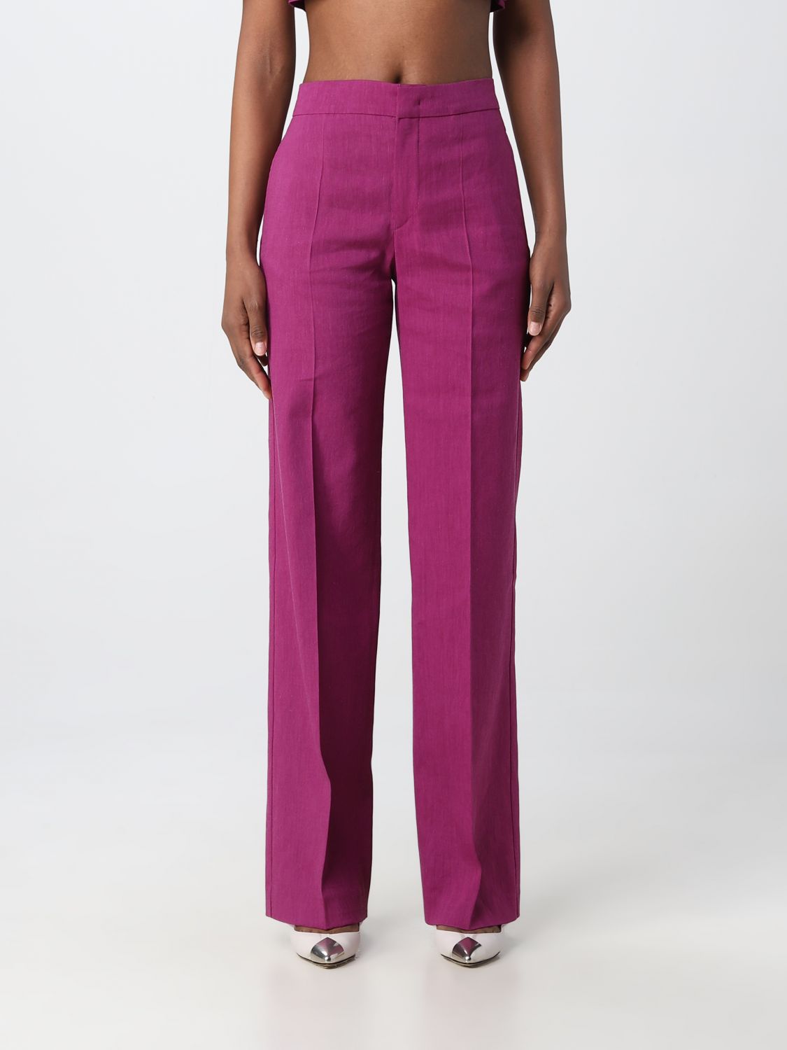 Pants Woman color Red