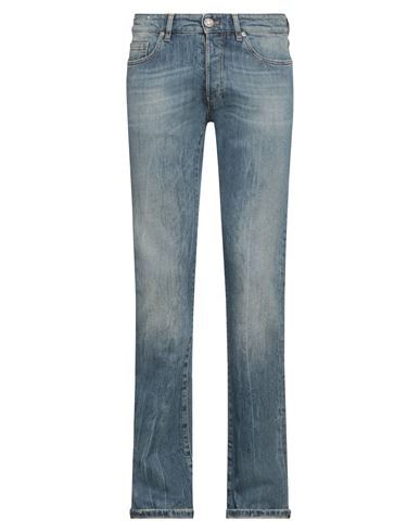 Man Jeans Blue Size 30 Cotton, Elastane