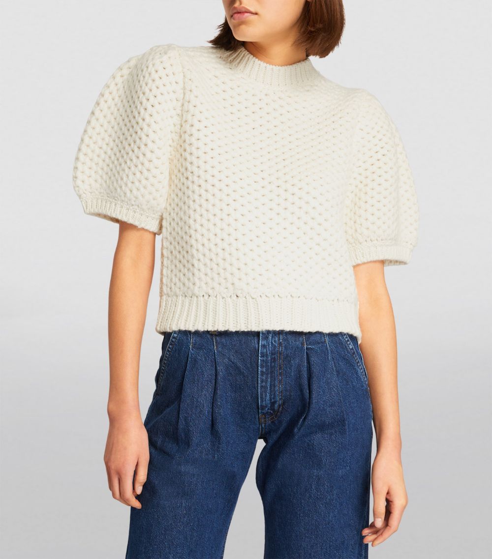 Puff-Sleeve Brittany Sweater
