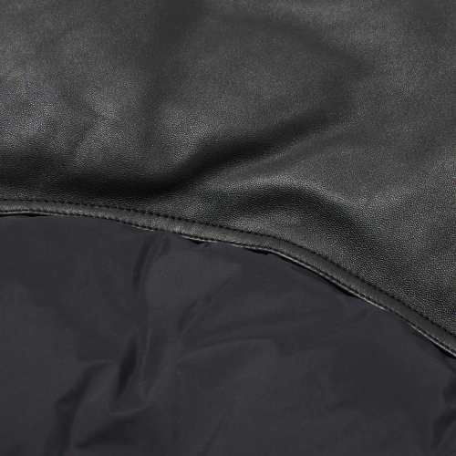 Rock Wool Basic Down Jumper Black_FR4WD100