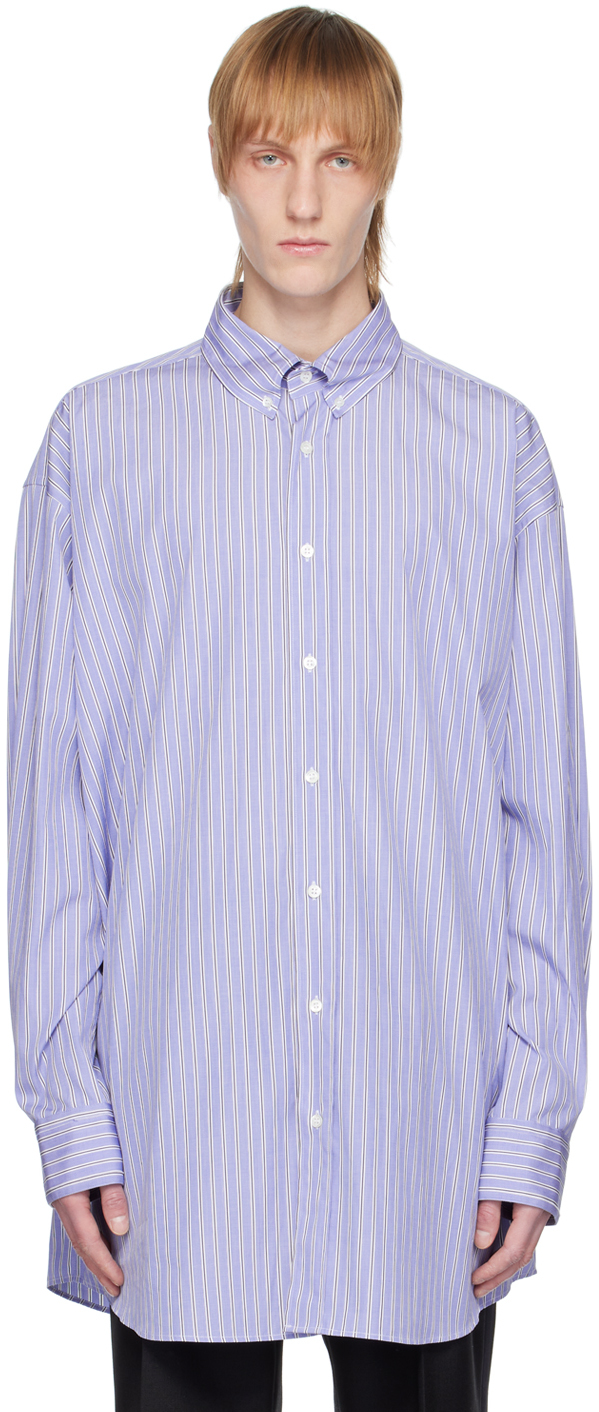 Blue striped shirt