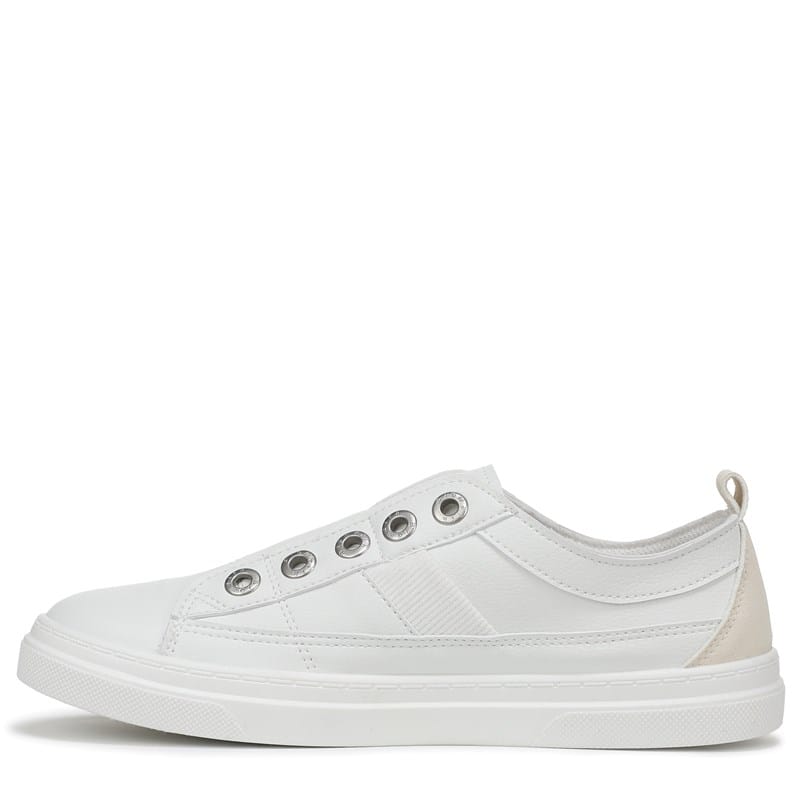 Women's Hangout Slip On Sneakers (White Faux Leather)