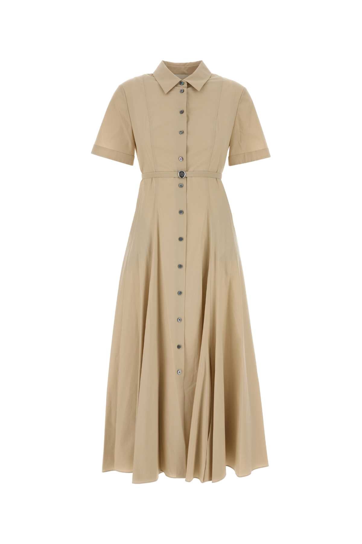 Shirtdress Dress — Beige