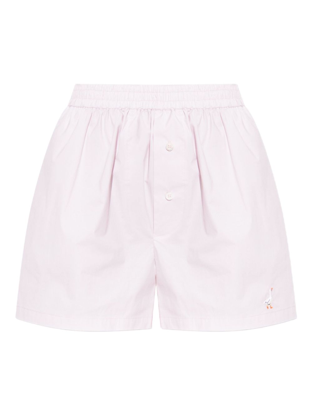 Elasticated-waist shorts - Blue